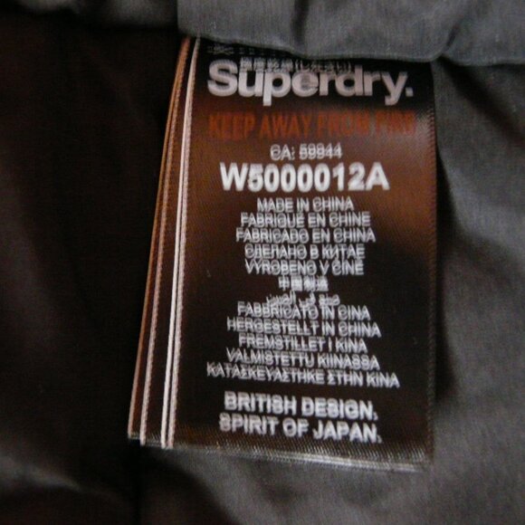 Superdry Ladies Red Winter Parka  Coat 12 - Picture 12 of 16